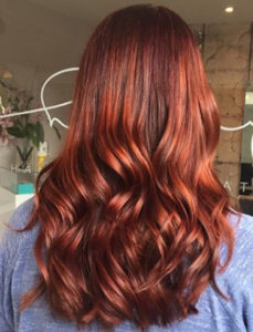 red hair with Renew - colour infusion